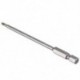 100 mm hosszú, 1/4 hüvelykes Hex Shank T9 mágneses Torx biztonsági csavarhúzó bit, D2E3
