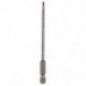 100 mm hosszú, 1/4 hüvelykes Hex Shank T9 mágneses Torx biztonsági csavarhúzó bit, D2E3