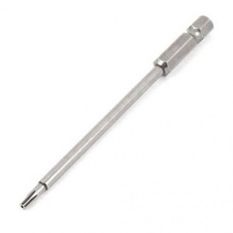 100 mm hosszú, 1/4 hüvelykes Hex Shank T9 mágneses Torx biztonsági csavarhúzó bit C6V0
