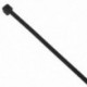 50x nylon önzáró hálózati kábel Zip Nyakkendők hevederek 3x250mm Blac S9A1