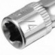 2 db 1/4 hüvelykes meghajtó T15 Torx bit aljzat, S2 acél B3U9