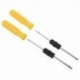 2X (2 db 3 mm-es mágneses csúcs műanyag markolatú, kétirányú horonycsavarhúzó S4H7)