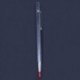 Hordozható tolltartó üvegcsempe-marószerszám, 140mm ezüst R3C3