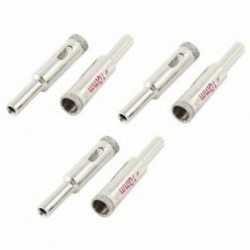 1X (10 mm-es gyémánt bevonatú fúrófej kerámia üvegcsempe fűrészhez, 6 db R1I5)