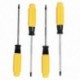 4 db sárga fogantyú mágneses tipp T5 T6 T8 T10 Torx csavarhúzók A2F5