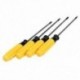 4 db sárga fogantyú mágneses tipp T5 T6 T8 T10 Torx csavarhúzók A2F5