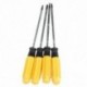 4 db sárga fogantyú mágneses tipp T5 T6 T8 T10 Torx csavarhúzók A2F5