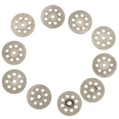 10 darabos Mini 22 mm-es gyémánt daraboló korongos fűrészlap fúrólap M6G9