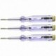 AC 100-500V 3 mm-es résfeszültség-teszt elektrofob csavarhúzó 3 db I1I4