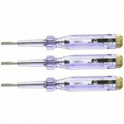 AC 100-500V 3 mm-es résfeszültség-teszt elektrofob csavarhúzó 3 db I1I4