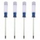 Átlátszó kék markolatok T5 T6 T8 T10 Torx csavarhúzó bit, 4 db G8T9