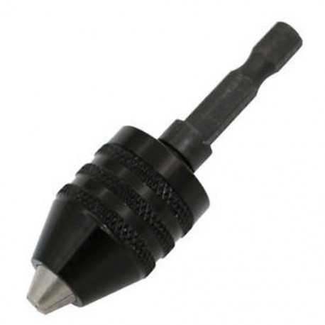 1/4 hüvelykes, hexa szárú, kulcs nélküli fúrótokmány, gyorscserélő adapter-átalakító 0,3-6 N3N2