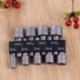 9db / készlet 5mm-13mm 1 / 4inch-es DIY Hex Shank Socket hüvelyfúvókák Anyaghajtó Bi J2E9