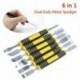 1X (Kettős végű fémszóró, 6 darabos kéziszerszámkészlet iPhone iPad Tablet Mobile Z4X1 készülékhez
