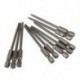 1/4 hüvelykes hatszögletű 2,5 mm-es tipp T10 Torx biztonsági csavarhúzó bit 10 db N1M8