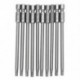 10db 100mm hosszú, 1/4 hüvelykes Hex Shank T20 Torx biztonsági csavarhúzó-bitek, S M8B2