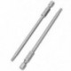 10db 100mm hosszú, 1/4 hüvelykes Hex Shank T20 Torx biztonsági csavarhúzó-bitek, S M8B2