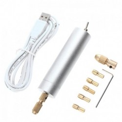 0,8-1,2 mm-es mini elektromos alumínium ötvözetből készült hordozható kézi fúró USB Pow E5S3