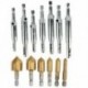 Középső csuklós fúrószerszám készlet Core Tapper süllyesztett fúró 1/4 hüvelykes Hex Shank Q6E9