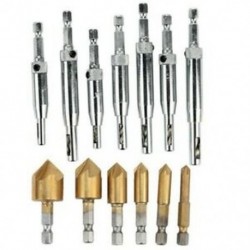 Középső csuklós fúrószerszám készlet Core Tapper süllyesztett fúró 1/4 hüvelykes Hex Shank Q6E9