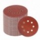 2X (60 db 5 hüvelykes csiszolókorongok csiszolópapírral válogatva 60 80 120 180 240 320 Grit L6O5