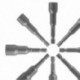 2X (10 db / készlet 6 mm-15 mm-es hatszögű mágneses foglalatú anyacsavarókhoz O1N4 illesztőprogram-adapter