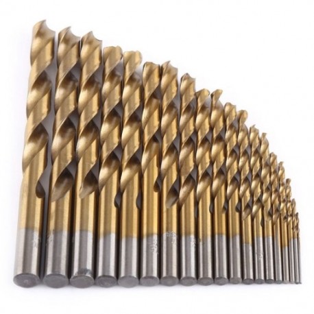 4X (19 darabos HSS fúrókészlet, 1–10 mm minőségű német szerszámok U4Y7)
