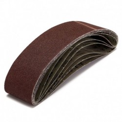 2X (6 csomag 4 hüvelyk x 36 hüvelyk (100x915 mm)) 40 Grit csiszolószalagok nekem W9V1