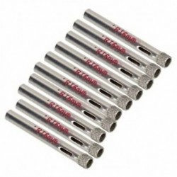 20x (6 mm átmérőjű ezüst gyémánt bevonatú fúrók csempe kerámia üveg lyukfűrészek (P