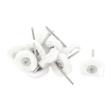 20x (22 mm-es fényes polírozó ütköző puffer lengyel kerék fehér, 11 darab E5T7
