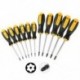 2X (11 db Cr-V Torx csavarhúzó készlet, mágneses T5-T30 csavarhúzóval, S H4R3