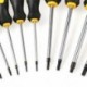 2X (11 db Cr-V Torx csavarhúzó készlet, mágneses T5-T30 csavarhúzóval, S H4R3