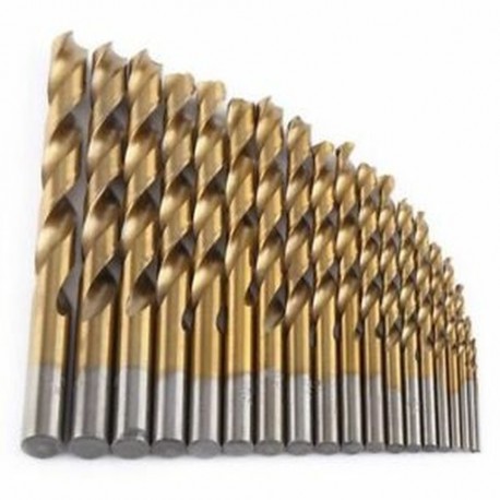 6X (19 darabos HSS fúrókészlet 1 mm-10 mm minõségi német szerszámok L2T8)