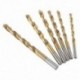 6X (19 darabos HSS fúrókészlet 1 mm-10 mm minõségi német szerszámok L2T8)
