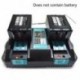 Dupla akkumulátortöltő Makita 14.4V 18V BL1830 Bl1430 DC18RC DC18RAďĽˆUK I4C0