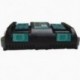 Dupla akkumulátortöltő Makita 14.4V 18V BL1830 Bl1430 DC18RC DC18RAďĽˆUK I4C0