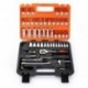 2X (53pcs1 / 4 hüvelykes meghajtóaljzat-készlet, 53pcs1 / 4-inch autójavító eszköz, Ratchet Wr L9L5