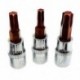 6X (Torx bit aljzatkészlet 3/8 négyzet alakú meghajtó adapter Virág típusú csavarhúzó Sle D1C8