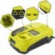 2X (3A 12 V 14,4 V 18 V Ryobi P117 újratölthető akkumulátortöltő Pac Z3E7 akkumulátor