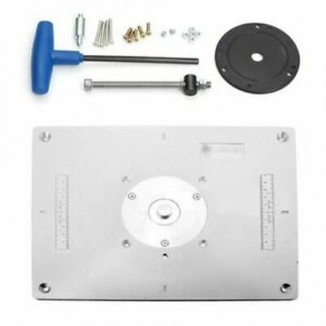 2X (Alumínium ötvözetű útválasztó asztallap-lemez a népszerű Mod C7A5 router-vágókhoz