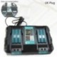 2X (dupla akkumulátortöltő Makita 14.4V 18V BL1830 Bl1430 DC18RC DC18RAďĽˆ Y1J2 típushoz)
