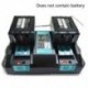 2X (dupla akkumulátortöltő Makita 14.4V 18V BL1830 Bl1430 DC18RC DC18RAďĽˆ Y1J2 típushoz)