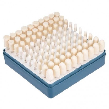 6X (1/8 hüvelykes szárú gyapjú filccsúcsra szerelt csiszolócsiszoló szerszám 100, O4D1