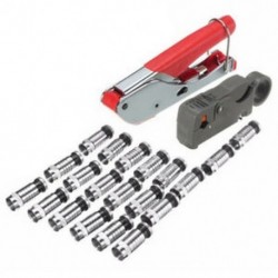 6X (22 db univerzális kompressziós szerszámkészlet Stripper F Bnc Rg6 csatlakozókábel P4L1