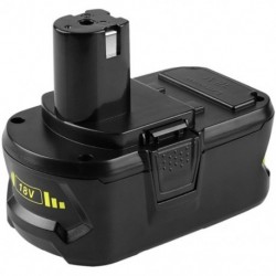 2X (új 18 V 5000Mah Li-Ion akkumulátoros szerszám akkumulátor Ryobi P108 Rb18L40 Y4L5