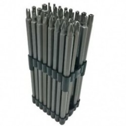 6X (32 darabos extra hosszú teljesítményű bitkészlet, 6 hüvelykes, 150 mm hosszú, 1/4 hüvelykes szárú szabotázs E4Q6