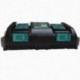 6X (dupla akkumulátortöltő Makita 14.4V 18V BL1830 Bl1430 DC18RC DC18RAďĽˆ V4V8 típushoz