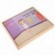 3X (MWZ mágneses puzzle gyerekeknek fából készült puzzle tábla doboz darab játékok ca S8R7
