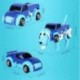 4X (új kutya dinoszaurusz autó transzformátor transzformátor automatikus aranyos hűvös fiú lány játék GE8S2