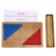 2X (Wood Montessori Matematika Tananyag Anyag Kiegészítő Kivonó Tábla W6F1